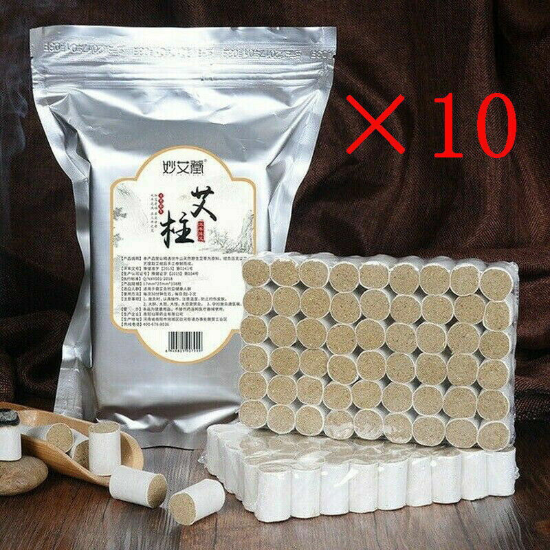 108pcs/bag 5Year Moxa Cone Roll Stick Moxibustion Health Care Moisture-proof Bag