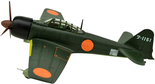 1:72 A6M3 Zero Fighter Metal Military Airplane Model,WW II Japanese Navy 1942