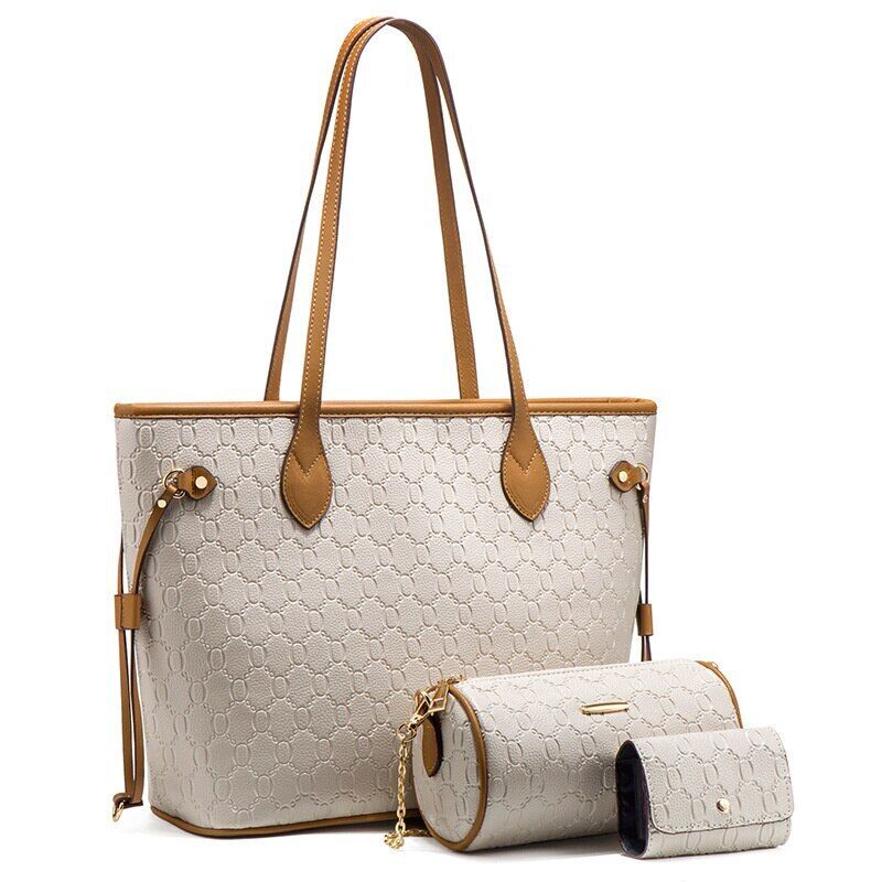 Autumn Winter Handbag Single Shoulder Bag Three Piece Female Tote Bag