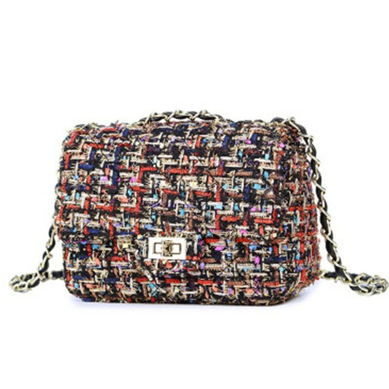 Women Bags Woolen luxury handbags Crossbody Bag Women Shoulder Bag Purse Clutch