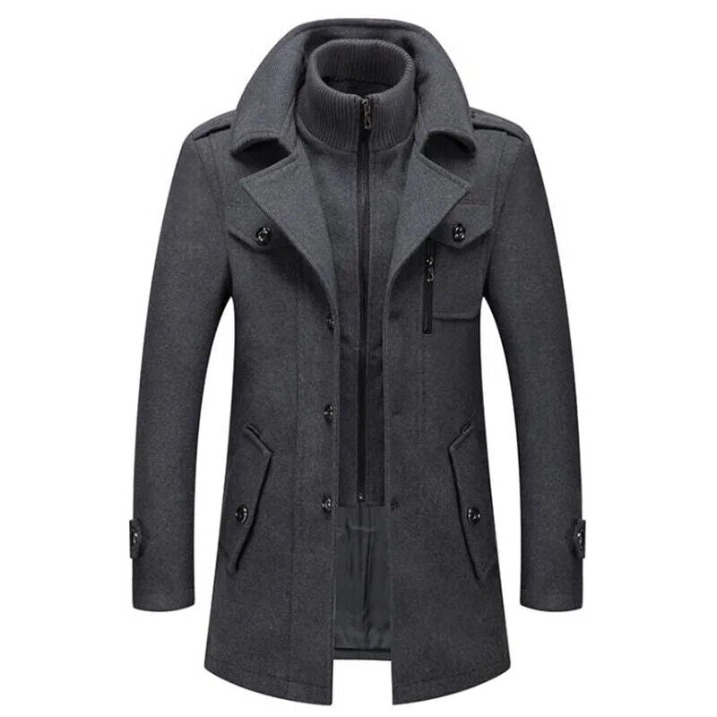 Men's Jackets Winter Autumn Coat Casual Jacket Streetwear Male Overcoat