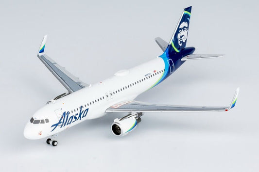 1:400 NG Model Alaska AIRBUS A320 Passenger Aircraft Diecast Airplane Model