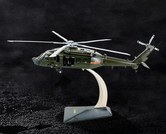 46CM 1:28 CHINA Z-20 Helicopter Plane Airplane Diecast Military Aircraft Model