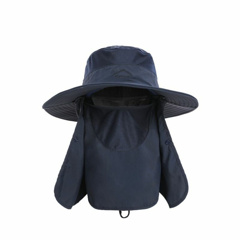 Fishing Hat Cap UPF 50+Sun Protection Neck Flap Outdoor Sport Camping Unisex 1PC