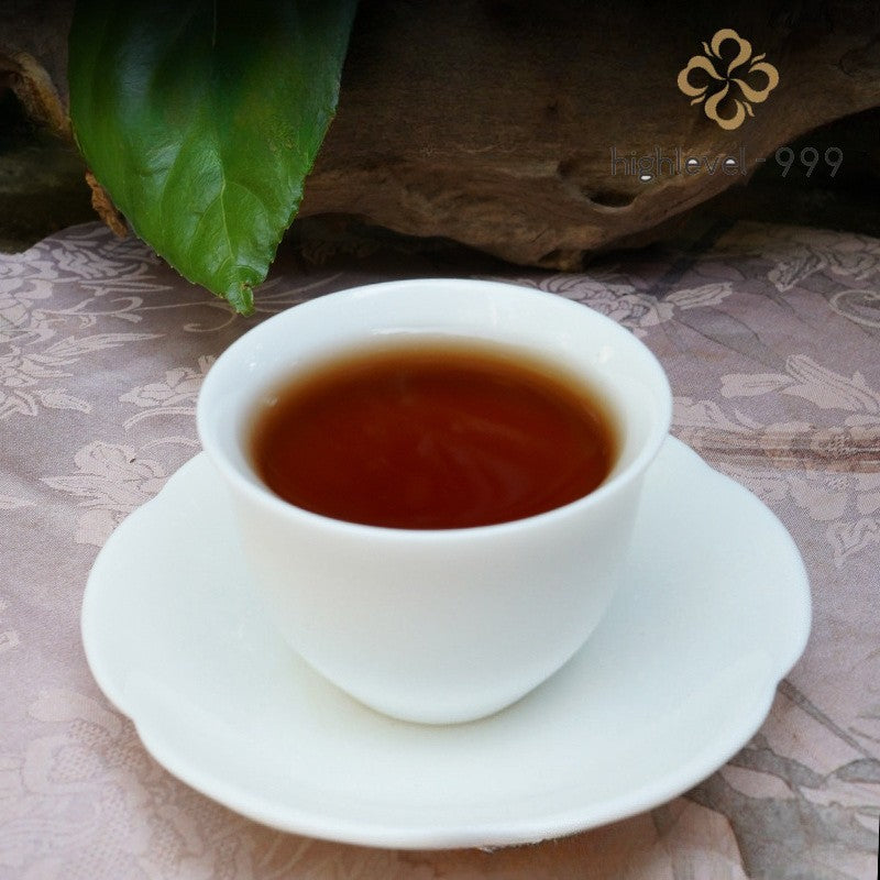 200g Ripe Pu'er Tea Cake Bulang Mountain Early Spring First Flush Fermented