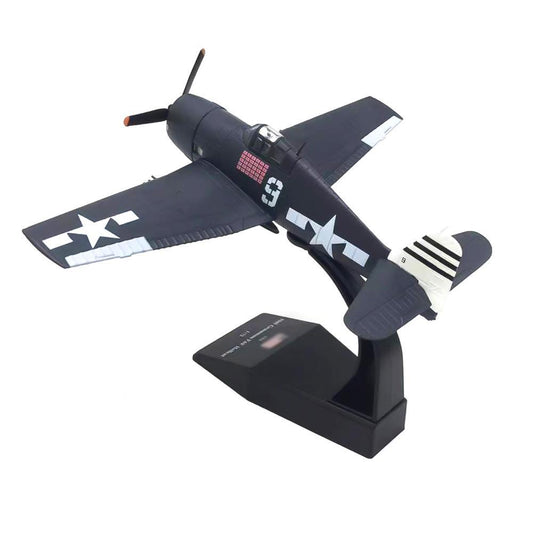 1:72 WWII U.S. F6F Hellcat Shipboard Fighter Alloy Aircraft Model Military Plane