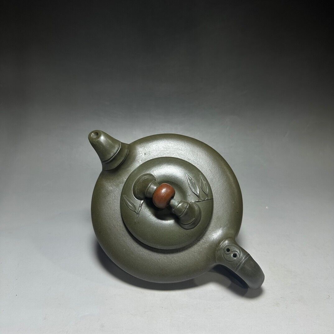 Chinese Yixing Zisha Clay Handmade Exquisite Teapot(时来运转 底款:陈鸣远)