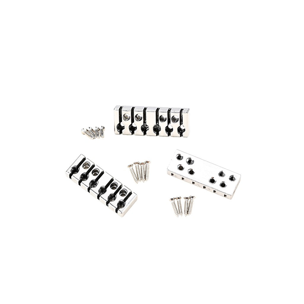 6 String Zinc Alloy Classical Guitar Locking Nuts for Headless Electric Guitar