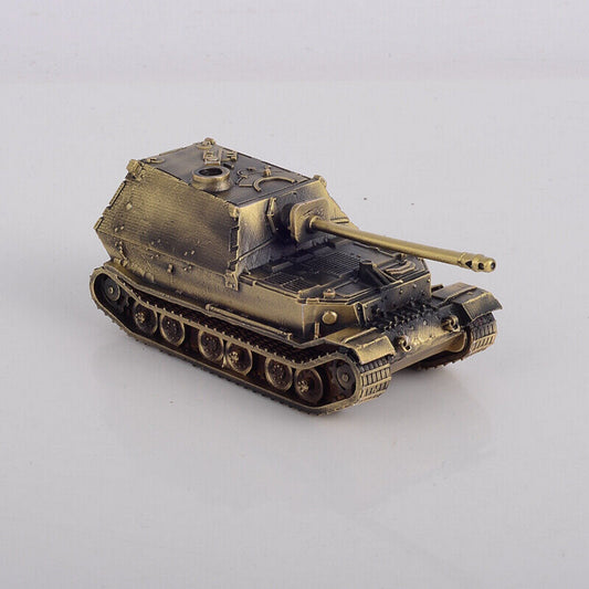 1:72 WW II Germany Jagdpanzer TIGER/P Tank Model All-metal Bronze