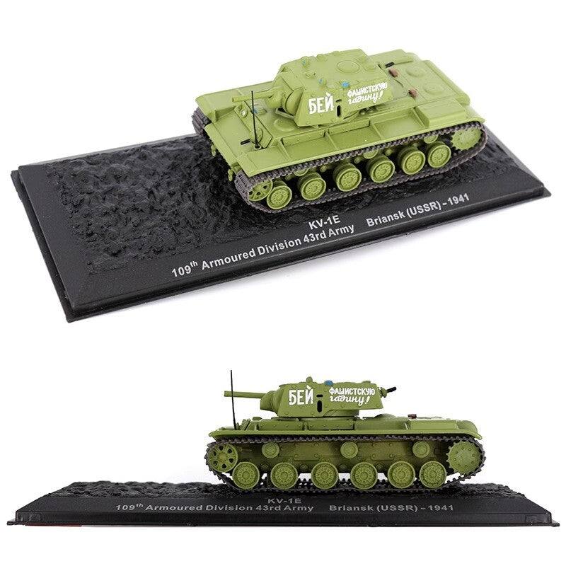 IXO 1/72 Tank KV-1E Soviet Tank Voroshilov WWII Military Model Alloy Finished