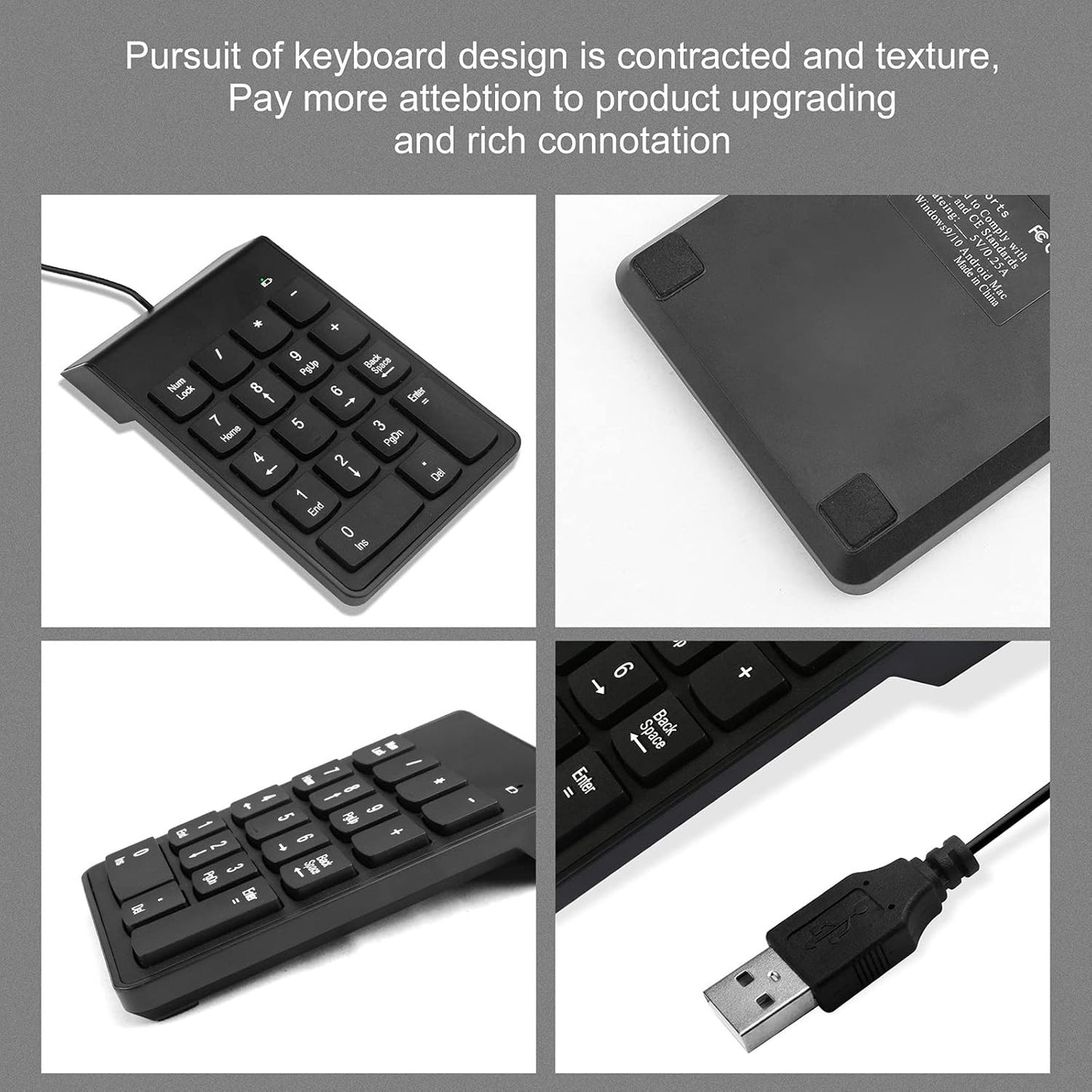 Wireless USB Number Numpad Numeric Keypad Number Keyboard For Laptop Desktop Lot
