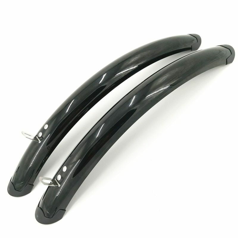 Bicycle Front Rear Fenders 700C Aluminum Plastic Retro Fixed Gear Cycling Fender