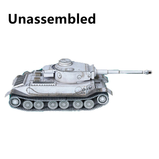1:35 WW2 German Armoured Fighting Vehicle VI Tiger (P)Heavy Tank Paper Model DIY