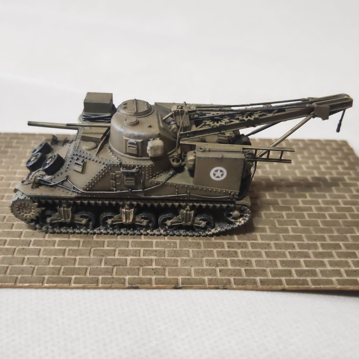 Manual 1/72 US M31 Armored Recovery Vehicle (ARV) tank Painting model