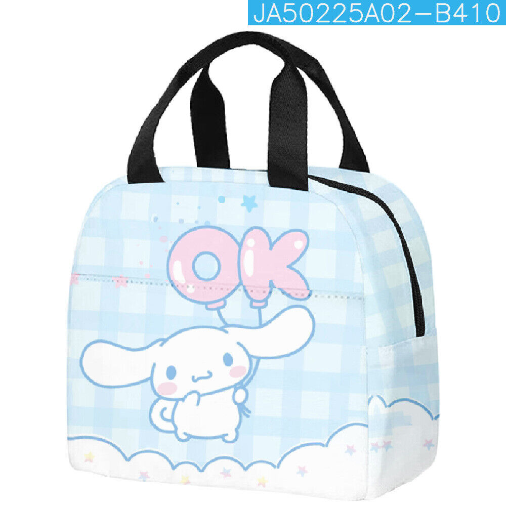 Cinnamoroll Insulated Lunch Bag Handbag Thermal Leakproof Insulated Lunch Box