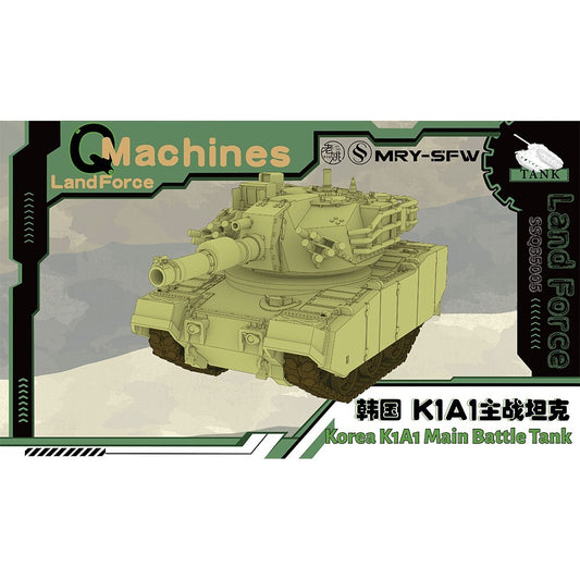 SSMODEL 005 1/35 Q-Version Model Kit Korea K1A1 Main Battle Tank