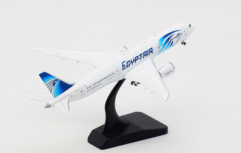 JC Wings EGYPTAIR for BOEING 787-9 SU-GER Flaps Down 1/400 diecast plane model