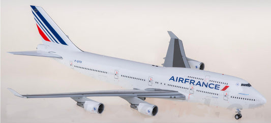 1:200 SQ Wings Air France Boeing 747-400 Passenger Airplane Diecast Plane Model
