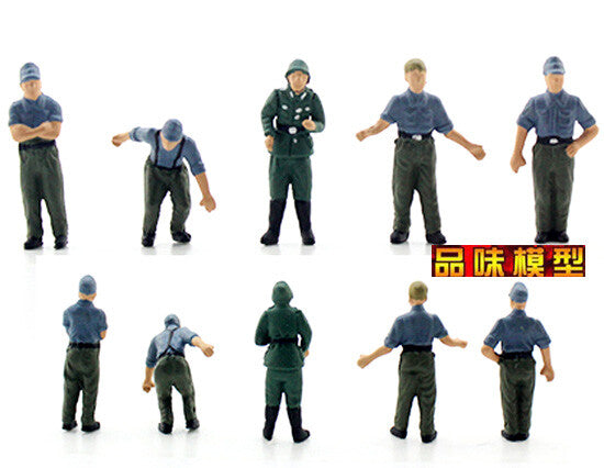 1/72 5Pcs German Karl Gun Vehicle mounted Engineer Model (excluding vehicles)