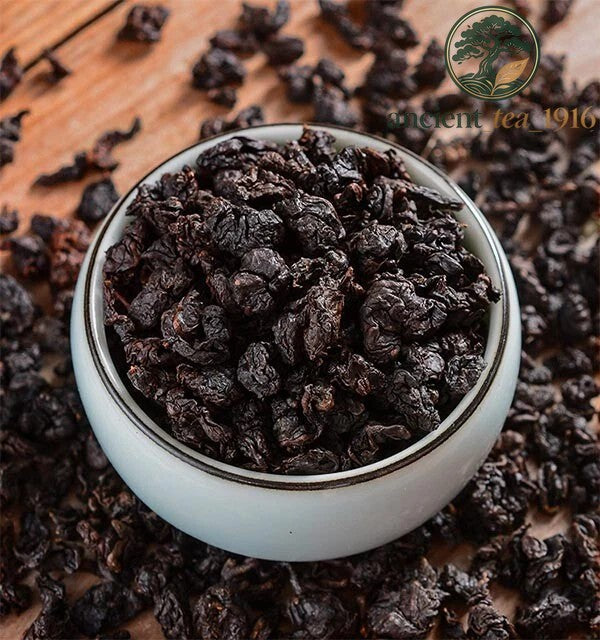1000g Black Oolong Tea Tie Guan Ying Roasted High mountain olong Tea Oily Meals
