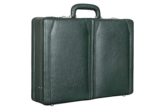 New Leather Travel Briefcase Side Combination Lock Office Business Handbag