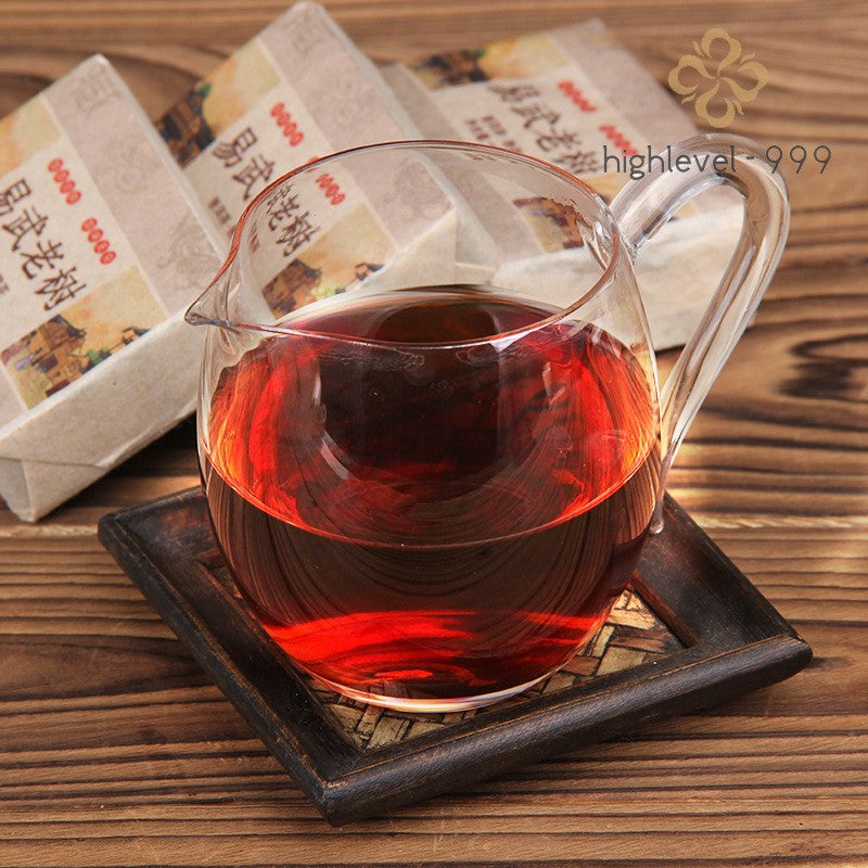 90g Ripe Pu'er Tea Brick 2015 Yunnan Yiwu Zhengshan Old Tree Aged Leaf Tea