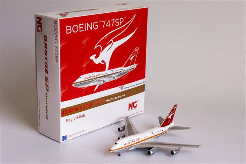 NG MODEL QANTAS SP AUSTALIR for BOEING B747SP VH-EAB 1/400 DIECAST PLANE Model