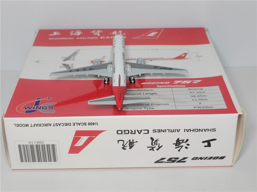 1:400 JC Wings SHANGHAI AIRLINES CARGO B757-200F Airplane Diecast Aircraft Model