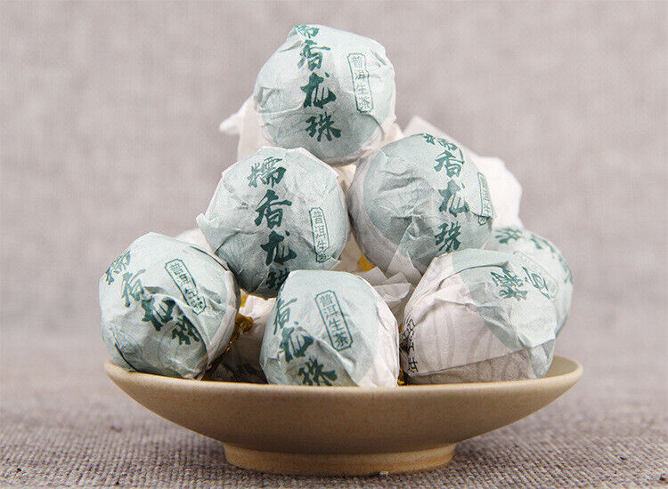 500g Glutinous Rice Fragrance Pu'er Raw Tea Dragon Pearl Pu'er Tea Tuocha