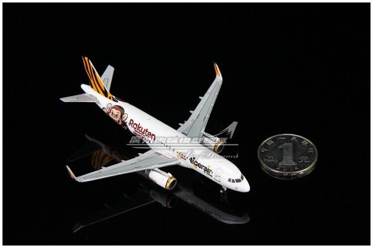 1:400 JC Wings Tigerair AIRBUS A320 Passenger Airplane Diecast Aircraft Model