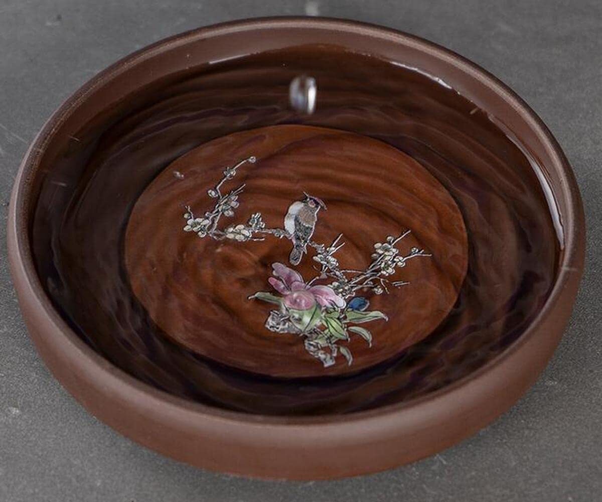 13cm Purple Clay Pot Mat Kung Fu Tea Set Tea Tray Teapot Base Kung Fu Tea Set