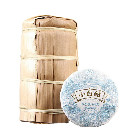 Chinese White Tea Cake Natural Ancient Tree Xiao Bai Tian High Mountain Tea 100g