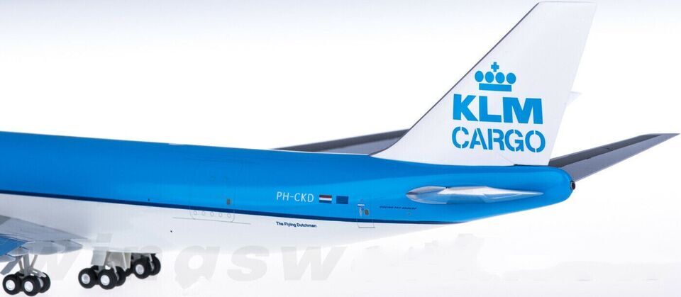 1:200 35CM Hogan KLM CARGO BOEING 747-400ERF Passenger Plane ABS Plastic Model