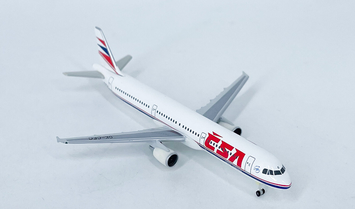 1:500 StarJets CZECH AIRLINES AIRBUS A321 Plane Airplane Diecast Aircraft Model