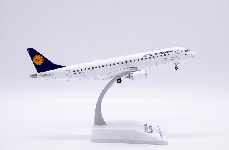 1:200 JC Wings Lufthansa Regional ERJ-190LR Airplane Diecast Aircraft Model