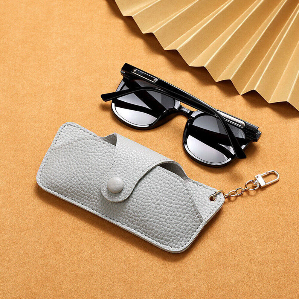 Soft PU Leather Eyeglasses Sunglasses Reading Glasses Case Pouch Storage Bag US