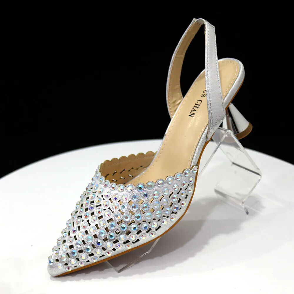 Pointed Toe Heels Women Party Wine Pumps Shoes Bags Matching Set