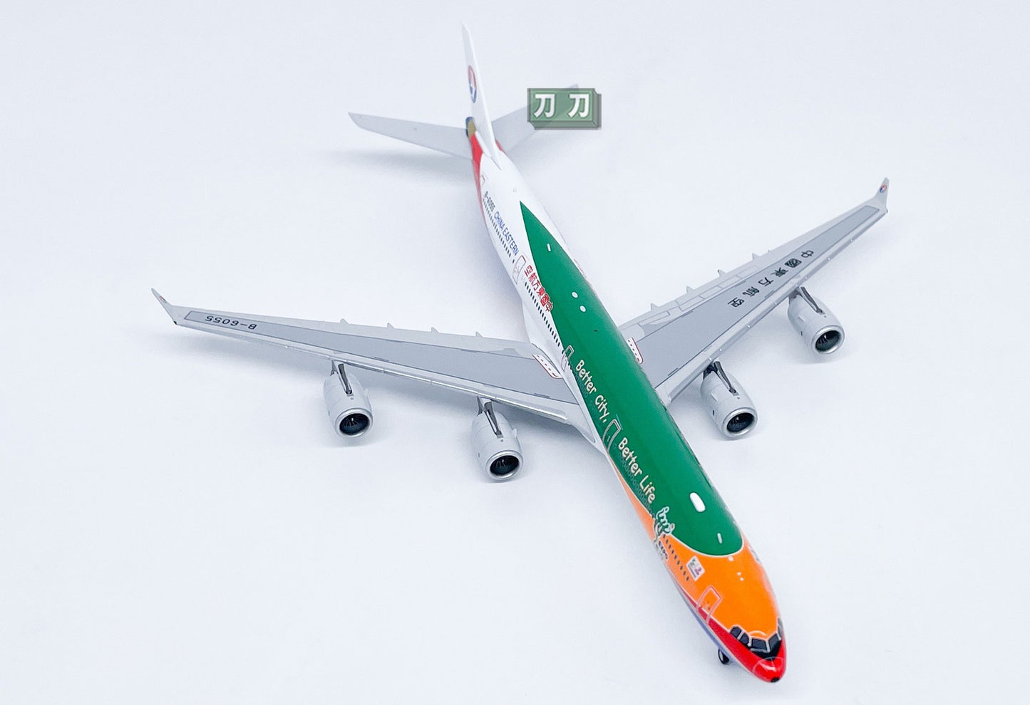 1:400 HX China Eastern Airlines Airbus A340-600 Plane Diecast Aircraft Model