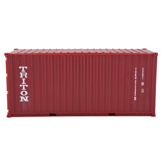 1:35 TRITON 20GP Shipping Container Model Plastic Office Home Decorate Toy