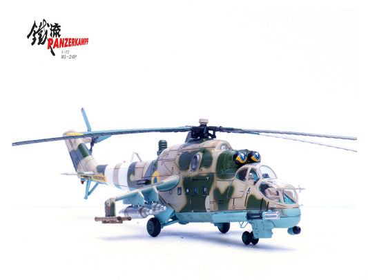 1:72 Panzerkampf Mi-24P Ukrainian Air Force Helicopter Diecast Aircraft Model