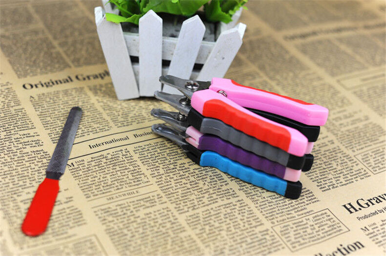 Dog Cat Puppy Pet Professional Nail Clipper with File Animal Nail Scissor Cutter