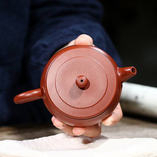 Collect Chinese Yixing Zisha Pottery Clovershrub Clay 180ML Mesh Teapot 井栏 5