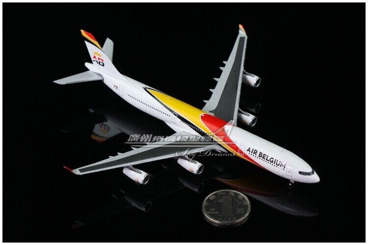 1:400 JC Wings AIR BELGIUM AIRBUS A340-300 Passenger Airplane Diecast Model