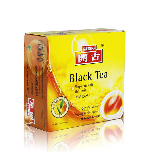 220g Kai Gu 100pcs Boxed Double Piece Premium Black Tea Yunnan Black Tea Bags