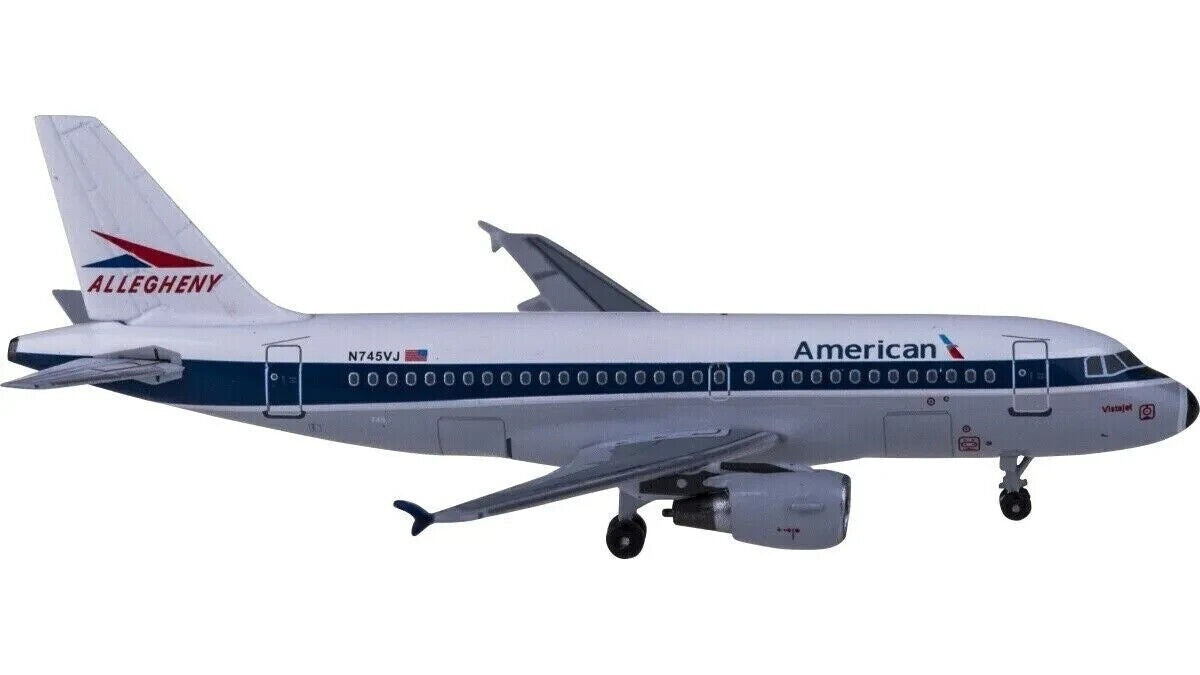 1:400 Aeroclassics American AIRBUS A319 Passenger Plane Diecast Aircraft Model