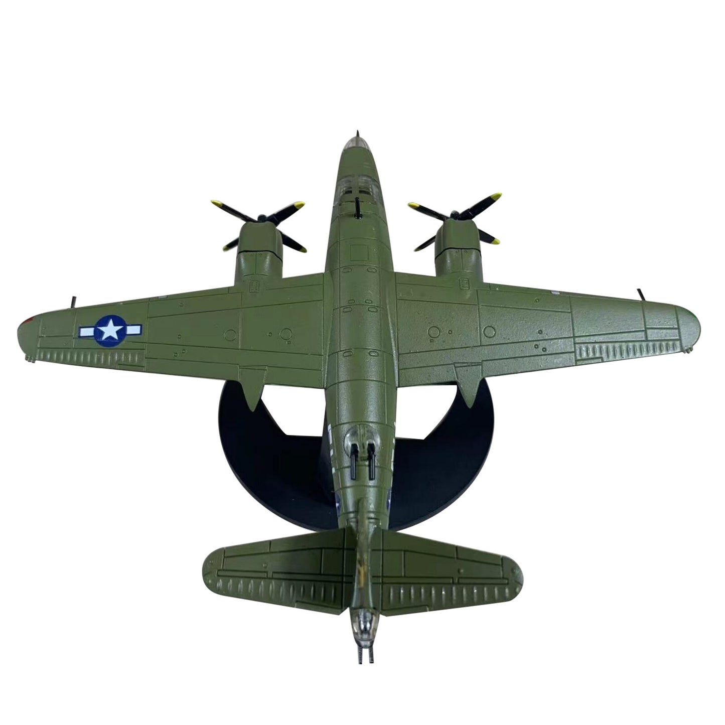 1:144 Scale 15cm WWII Martin B-26 Marauder Bomber Finished Aircraft Model Toy