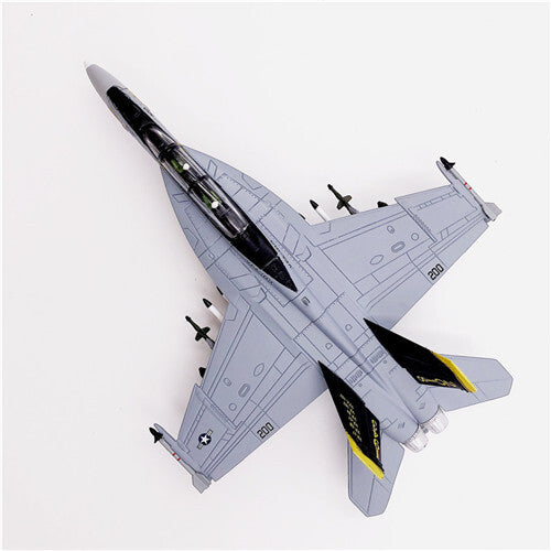 FLOZ US F/A-18F Super Hornet VFA-103 Jolly Rogers 1/100 Plane Pre-builded Model