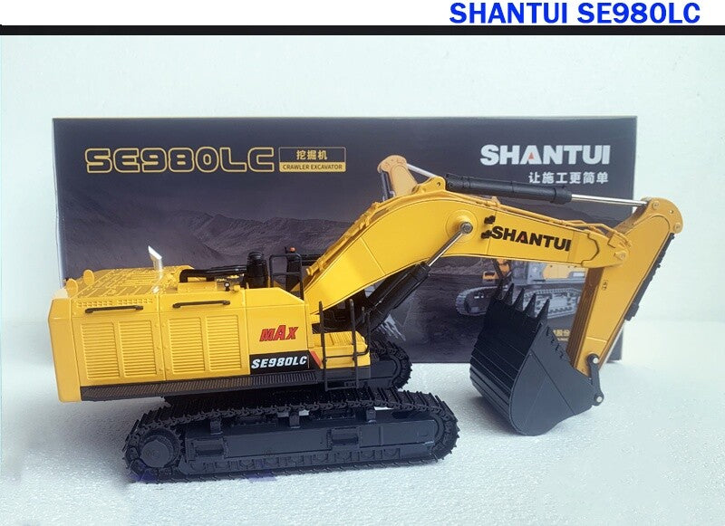 1:35 47CM SHANTUI SE980LC Excavator Construction Equipment Machine Diecast Model