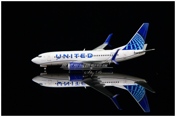 1:400 GeminiJets UNITED BOEING B737-700 Airplane Diecast Plane Aircraft Model
