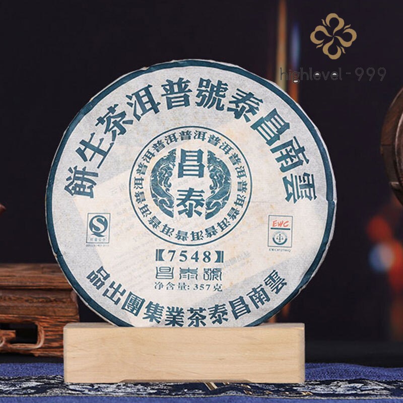 2007 YUNNAN CHANGTAI TEA -7548 Puer Tea Sheng Pu'er Raw Pu-erh Green Cake 357g